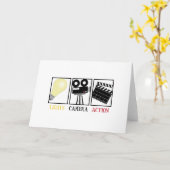 Lichtcamera-actie Kaart (Gele Bloem)