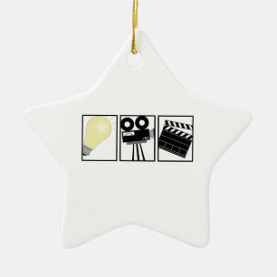 Lichtcamera-actie Keramisch Ornament