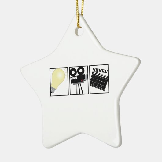 Lichtcamera-actie Keramisch Ornament (Links)
