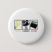 Lichtcamera-actie Ronde Button 5,7 Cm (Voorkant)