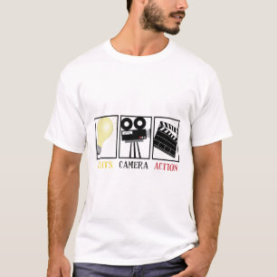 Lichtcamera-actie T-shirt