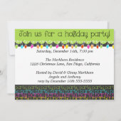 Lichtcamera Action Holiday Party Foto Uitnodigen Kaart (Achterkant)