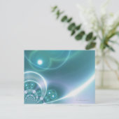 Lichtcirkels Briefkaart (Staand voorkant)