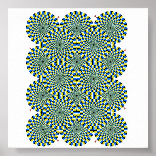 lichtcirkels poster (Voorkant)