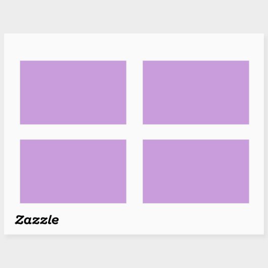 Lichtdeeg lavender Rectangle Sticker (Vel)