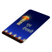 Lichtdiwali-lamp - Flexibel magneet (Linkerzijde)