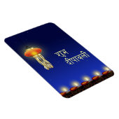 Lichtdiwali-lamp - Flexibel magneet (Rechterzijde)