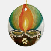 lichtdiya keramisch ornament (Links)