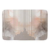 Lichtdoorsnede en Abstracte tan Badmat (Voorkant)