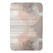 Lichtdoorsnede en Abstracte tan Badmat (Voorkant Verticaal)