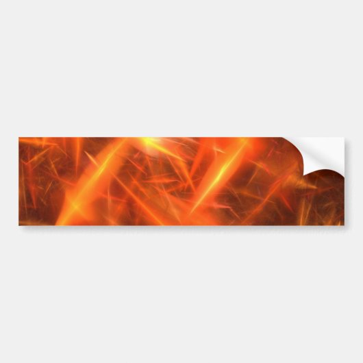 lichte Abstracte Fractal Background Bumpersticker (Voorkant)