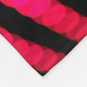 Lichte achtergrond fleece deken (Hoek)