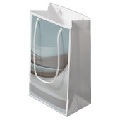 Lichte achtergrond geschenkzakken klein cadeauzakje (Voorkant Gekanteld)