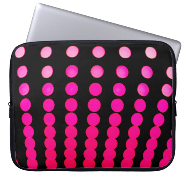 Lichte achtergrond laptop sleeve (Voorkant)