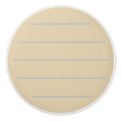 LICHTE ACHTERGROND MET GRAY HORIZONTAL LINES KERAMISCHE KNOP (Voorkant)