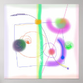 Lichte achtergrond poster (Voorkant)