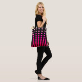 Lichte achtergrond tote bag (Op model)