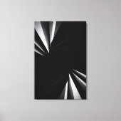 Lichte Afgrond Geometrie Canvas Afdruk (Voorkant)