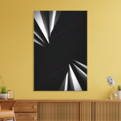 Lichte Afgrond Geometrie Canvas Afdruk (Insitu (Woonkamer))
