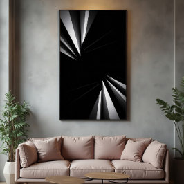 Lichte Afgrond Geometrie Poster