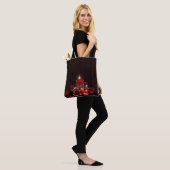 Lichte All-Over-Print Canvas tas, middelgroot Tote Bag (Op model)
