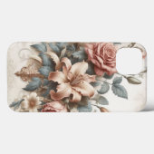 Lichte Antiek bloemen perfectie Case-Mate iPhone Case (Achterkant (horizontaal))