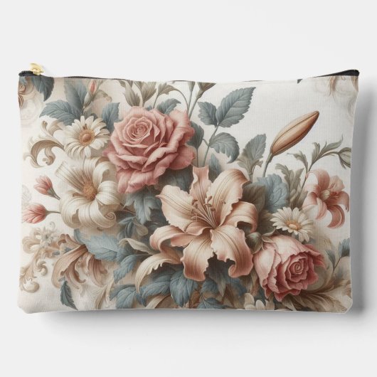 Lichte Antiek bloemen perfectie Etui (Voorkant)