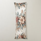 Lichte Antiek bloemen perfectie Lichaamskussen (Achterkant (Verticaal))