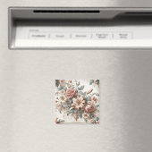Lichte Antiek bloemen perfectie Magneet (Insitu (Vaatwasser))