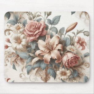 Lichte Antiek bloemen perfectie Muismat