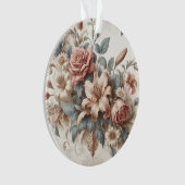 Lichte Antiek bloemen perfectie Ornament (voorkant)
