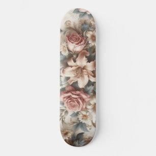 Lichte Antiek bloemen perfectie Persoonlijk Skateboard