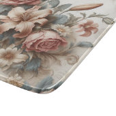 Lichte Antiek bloemen perfectie Snijplank (Hoek)