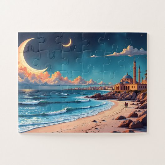 Lichte Arabische avond Legpuzzel (Horizontaal)