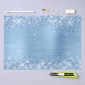 Lichte baby Blauwe Ombre Folie Tissuepapier (Craft)