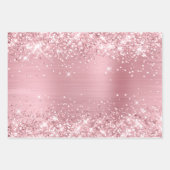 Lichte Baby roze ombre Folie Inpakpapier Vel (Voorkant 3)