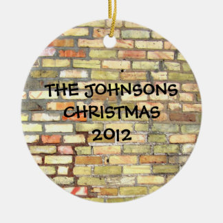 lichte bakstenen muur keramisch ornament