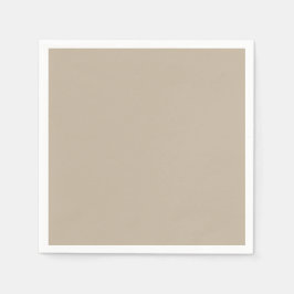 Lichte beige papieren servetten