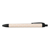 Lichte Bisque Polka Dot Ink Pen (Bovenkant)