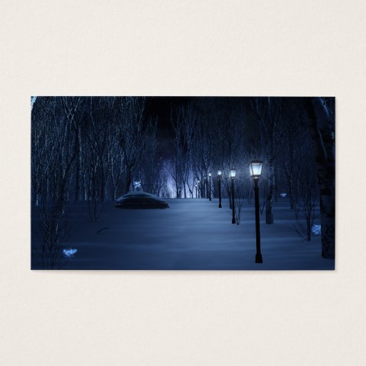 Lichte Bladwijzer van de spoel Visitekaartjes (Voorkant)