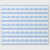Lichte blauwe Berrylines Cadeaupapier (Vlak)