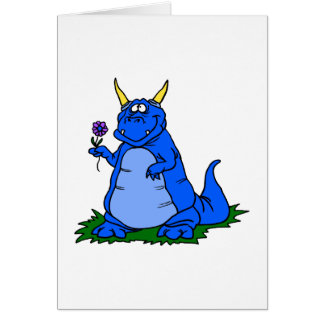 Lichte blauwe draak met ventilator