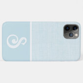 Lichte blauwe lijn textuur, kleurenblok Case-Mate iPhone case (Achterkant (horizontaal))