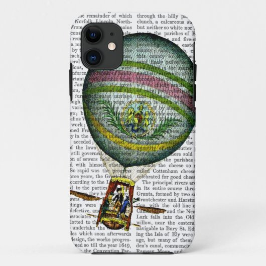 Lichte blauwe luchtballon Case-Mate iPhone case (Achterkant)