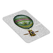 Lichte blauwe luchtballon magneet (Rechterzijde)