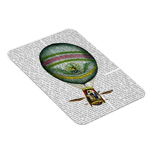 Lichte blauwe luchtballon magneet (Rechterzijde)