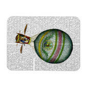 Lichte blauwe luchtballon magneet (Horizontaal)