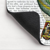 Lichte blauwe luchtballon muismat (Hoek)