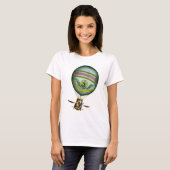 Lichte blauwe luchtballon t-shirt (Voorkant volledig)