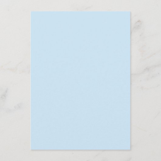 Lichte blauwe marinevlek Waterverf bruiloft detail Informatiekaartje (Achterkant)